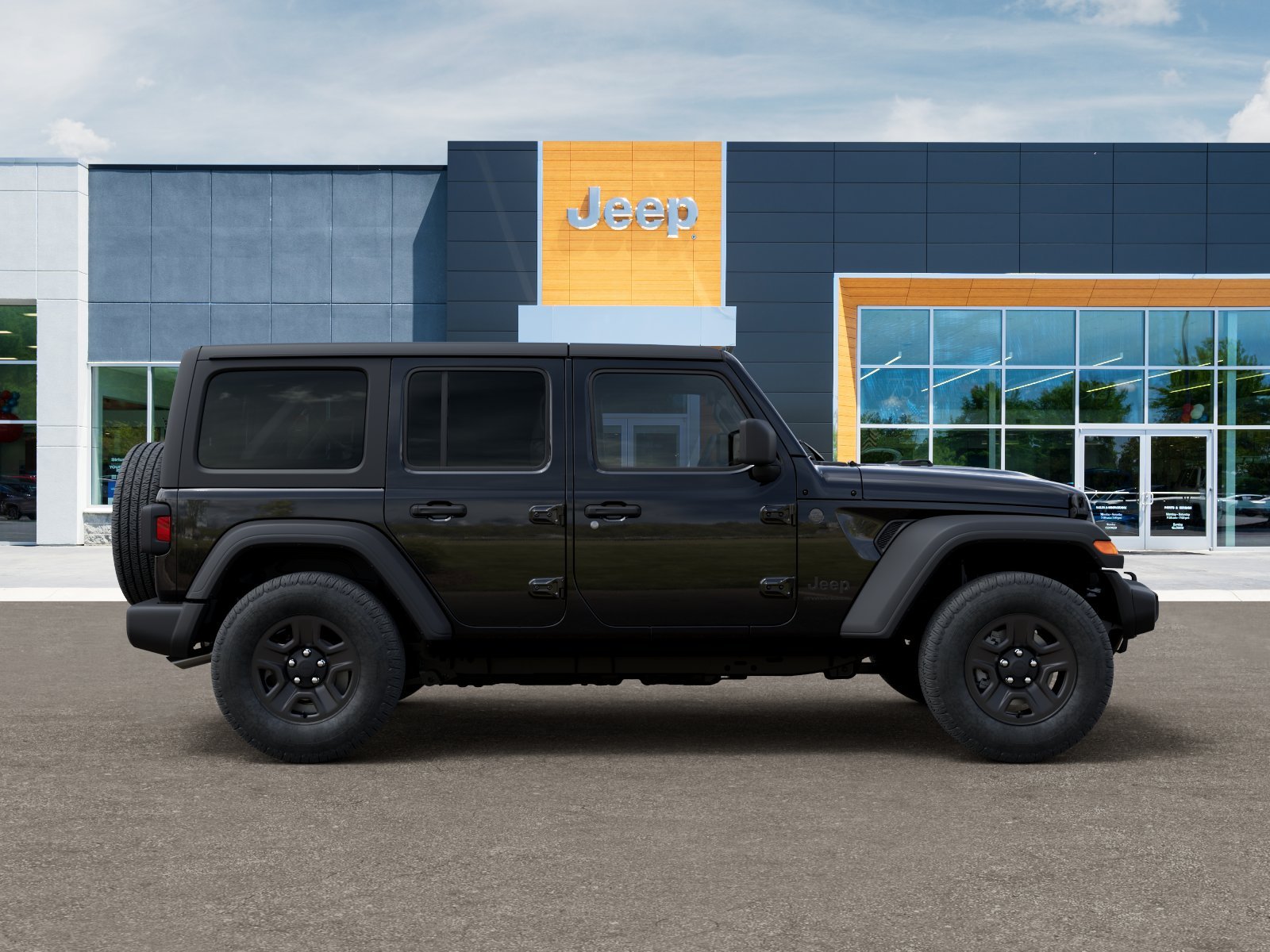 New 2026 Black Clear-Coat Exterior Paint Jeep Sport image 47