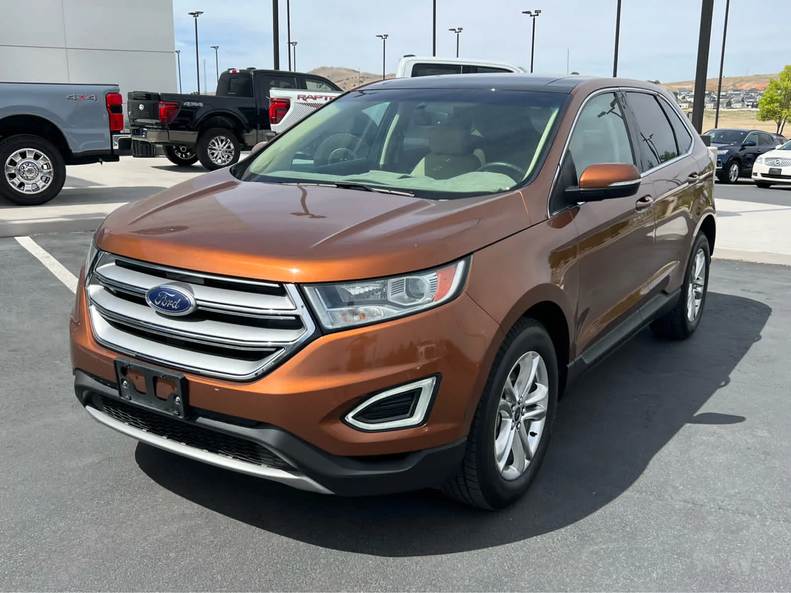 Used 2017 Ford Edge SEL with VIN 2FMPK3J99HBB11319 for sale in Santaquin, UT