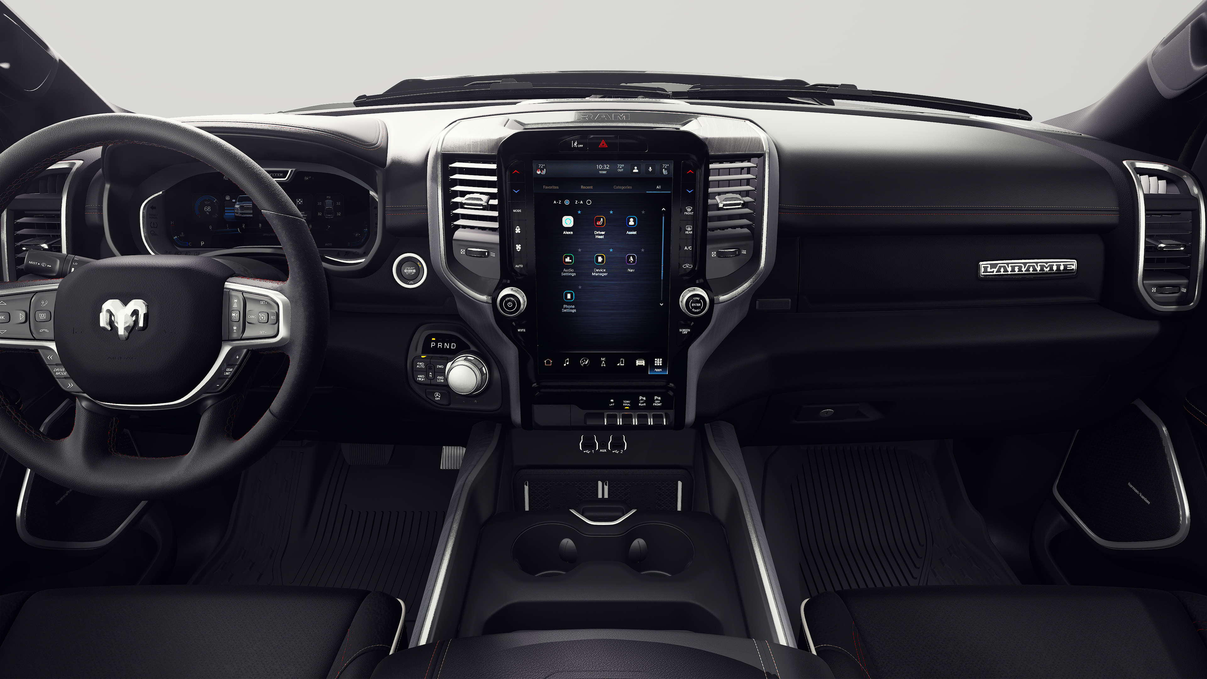 New 2027 Diamond Black Crystal Pearl-Coat Exterior Paint RAM LARAMIE image 32