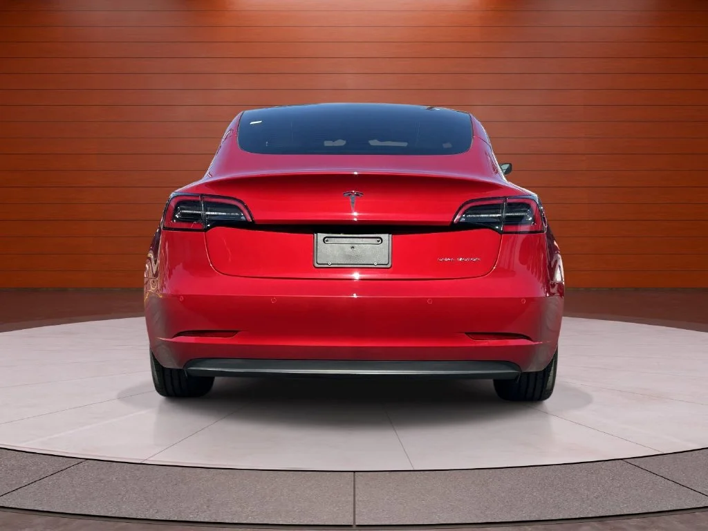 Used 2022 Red Multi-Coat Tesla Long Range image 3