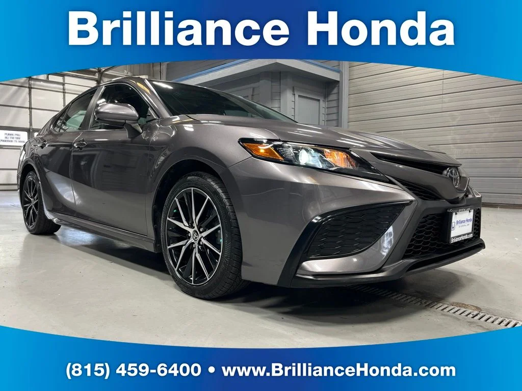 Used 2021 Predawn Gray Mica Toyota SE image 1