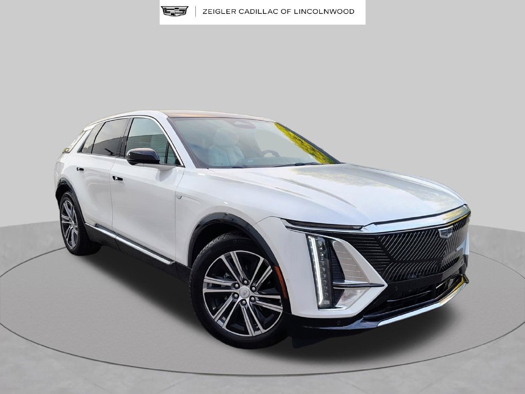Used 2024 Crystal White Tricoat Cadillac Luxury 1 image 1