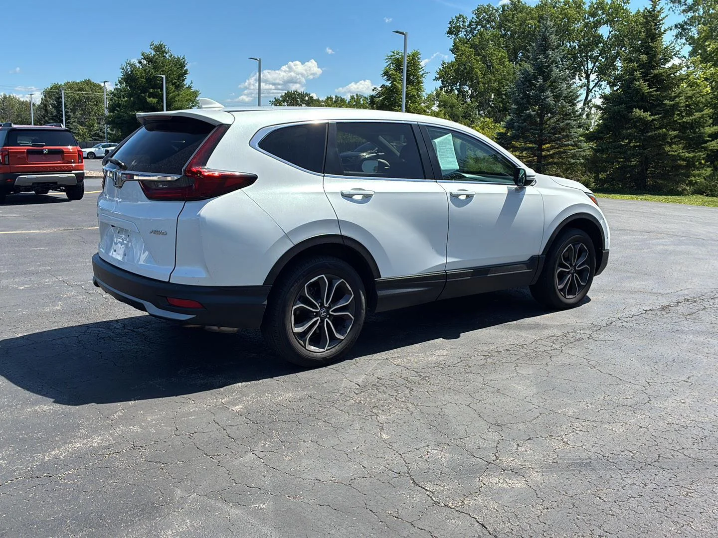 Used 2020 Platinum White Pearl Honda EX image 20