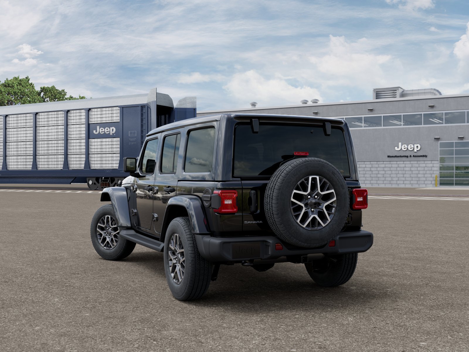 New 2026 Black Clear-Coat Exterior Paint Jeep Sahara image 29
