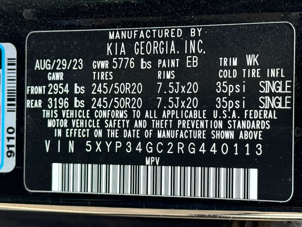 Used 2024 Black Kia EX image 32