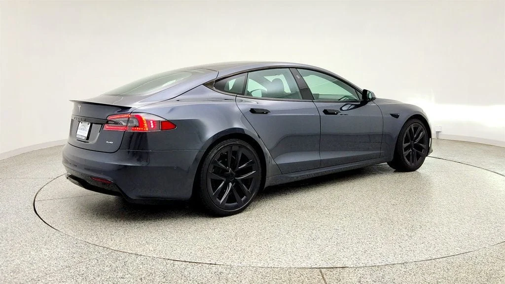 Used 2021 Midnight Silver Metallic Tesla Plaid AWD w/ 21