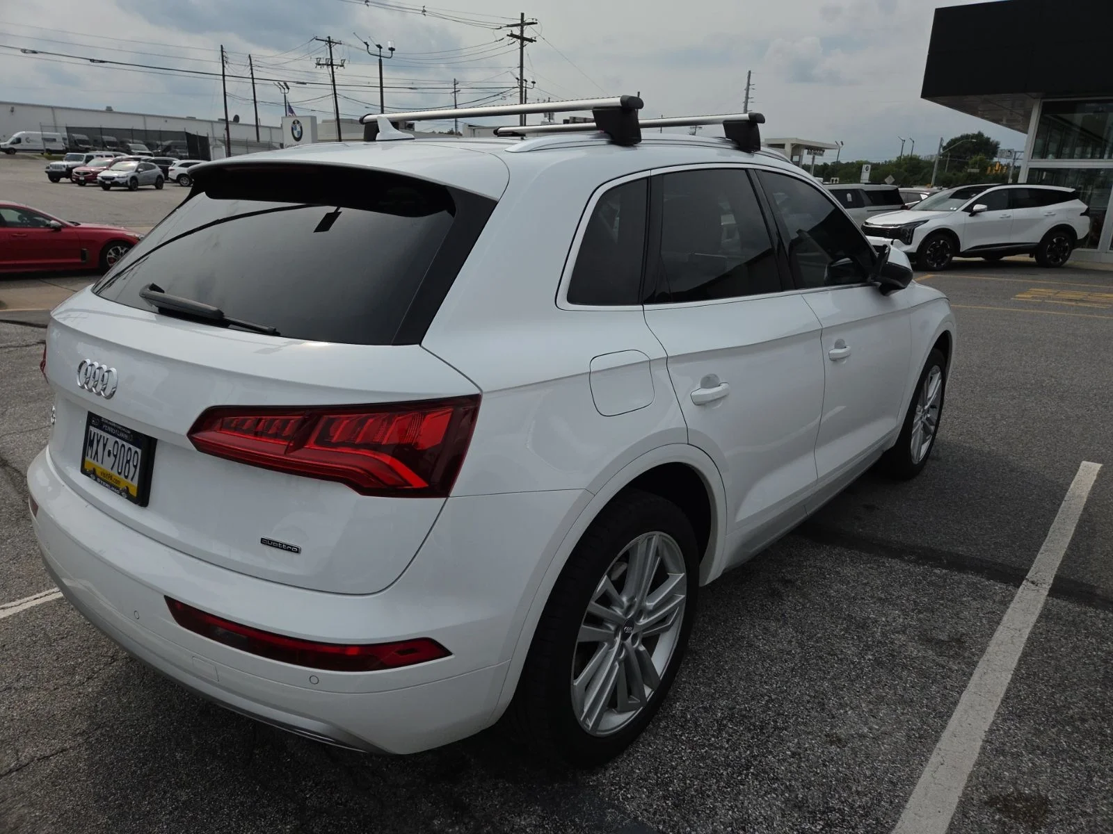 Used 2020 White Audi 45 Premium Plus image 4