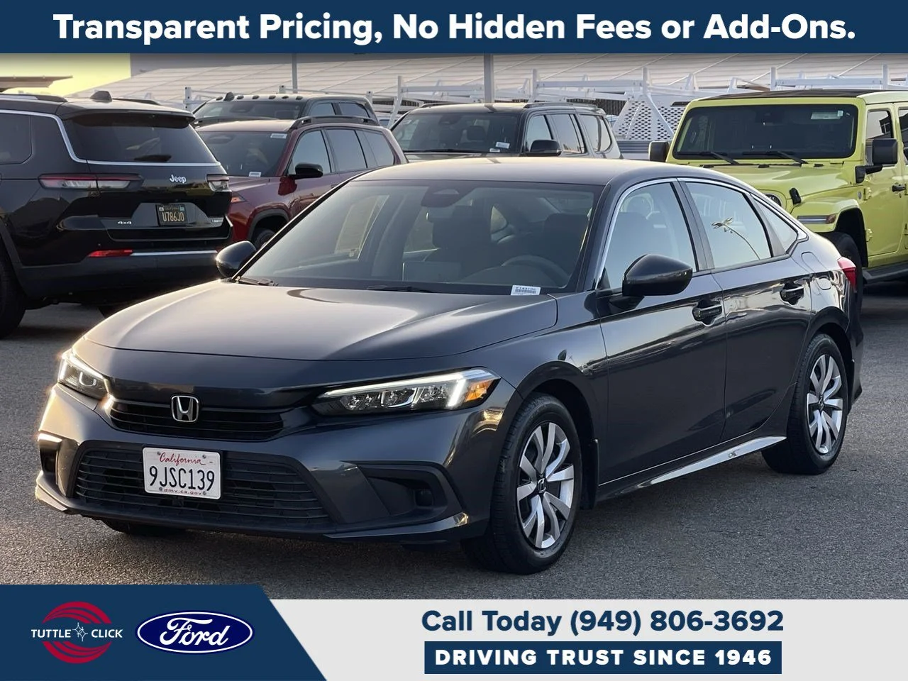 Used 2024 Gray Honda LX image 12