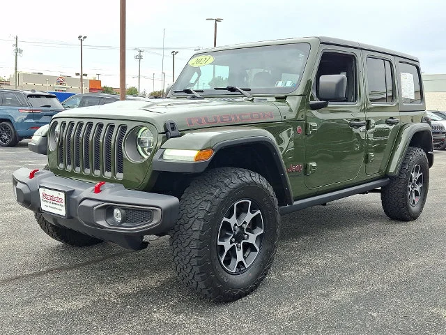 Used 2021 Green Jeep Unlimited Rubicon image 4