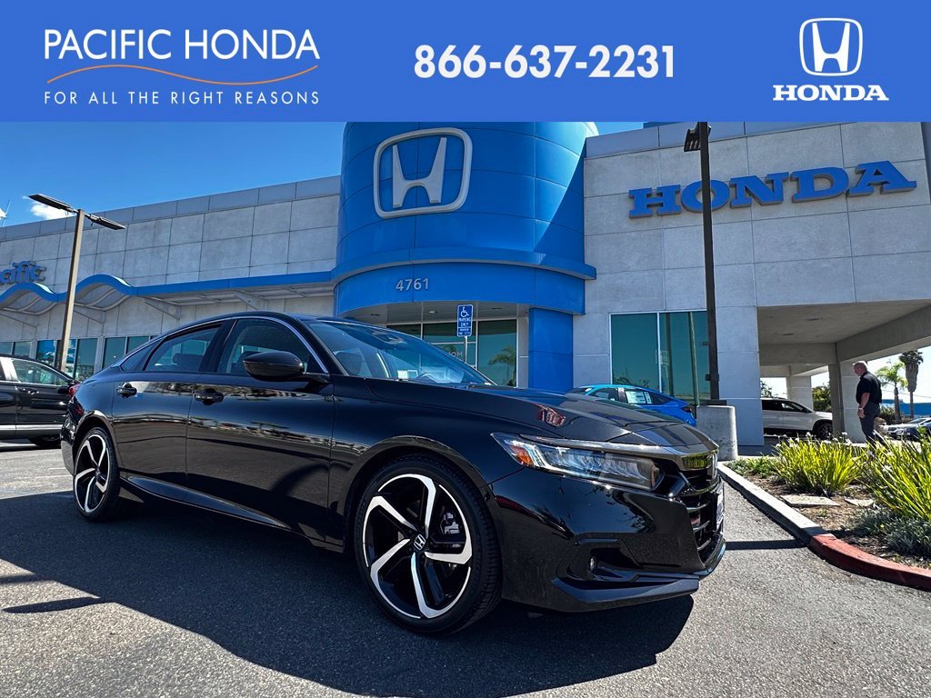 Used 2021 Black Honda Sport Special Edition image 1