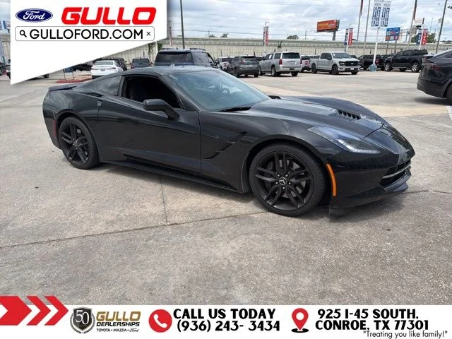 Used 2015 Black Chevrolet Stingray Z51 image 3
