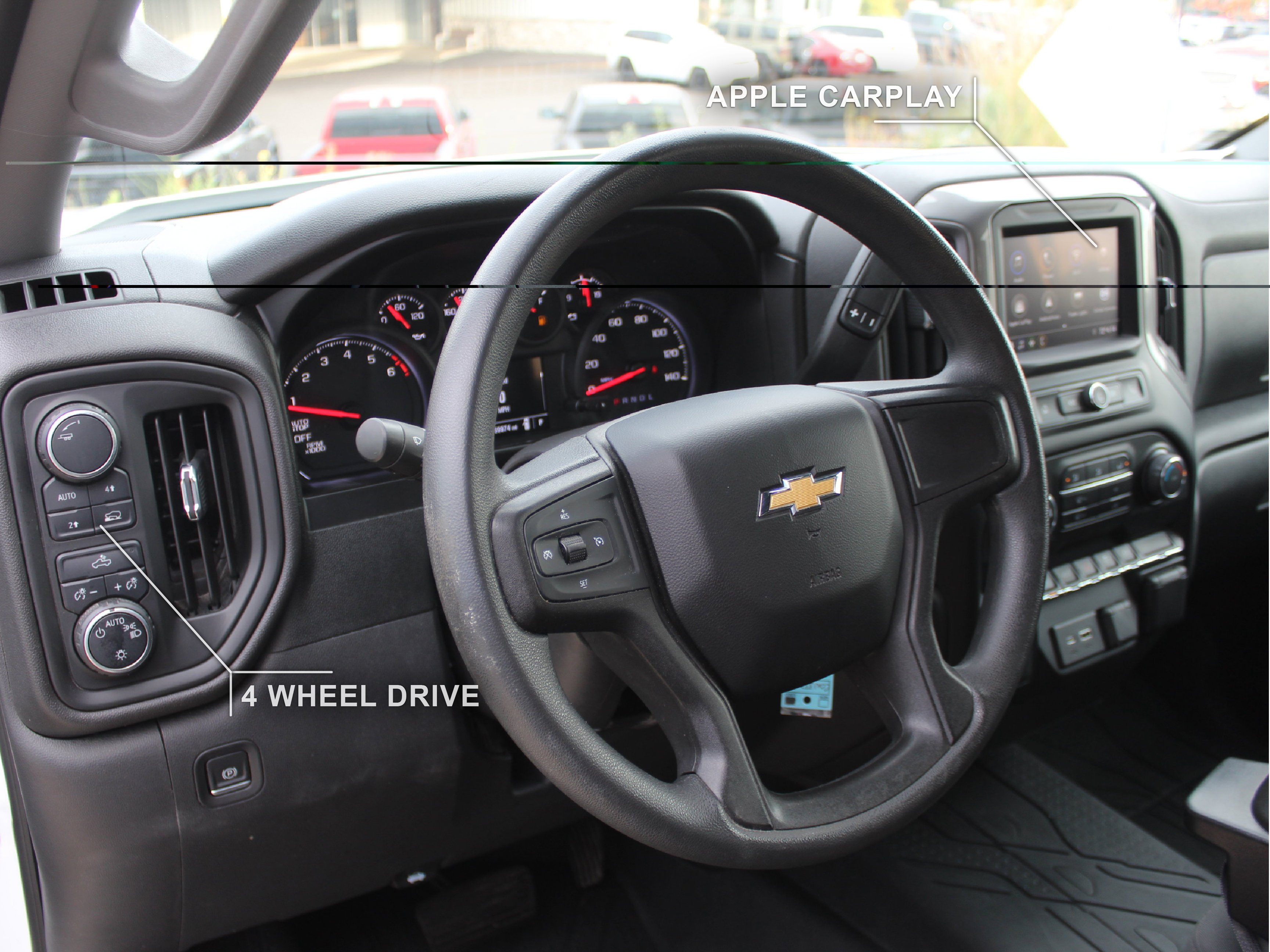 Used 2021 SUMMIT WHITE Chevrolet Custom image 3