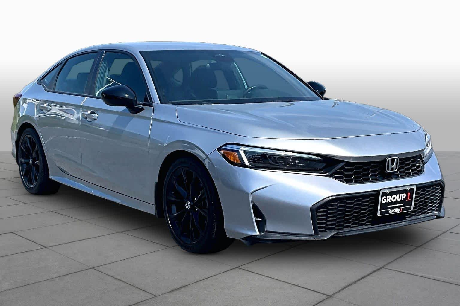 Used 2025 Solar Silver Metallic Honda Sport image 3