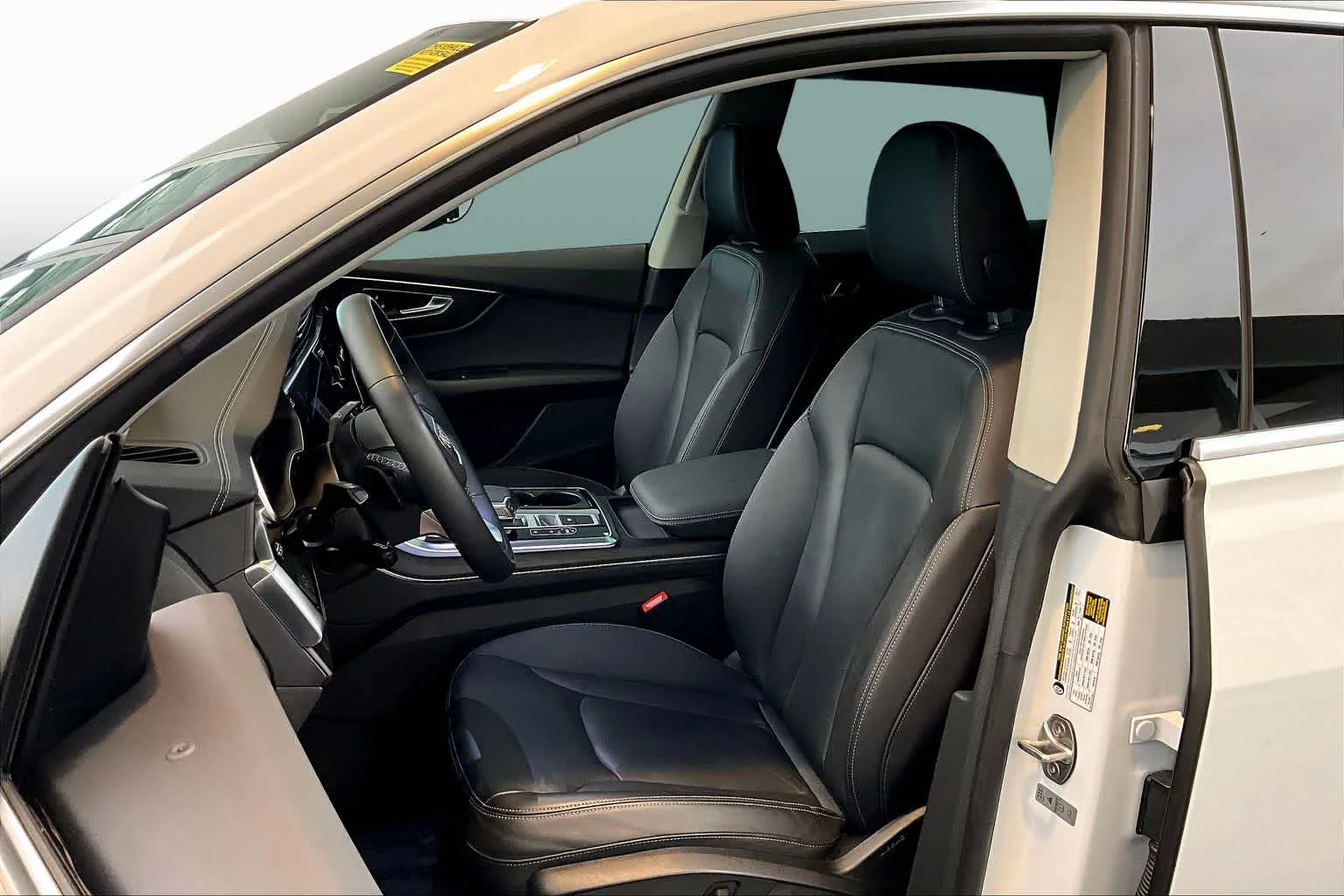 Used 2023 Glacier White Metallic Audi Premium image 8