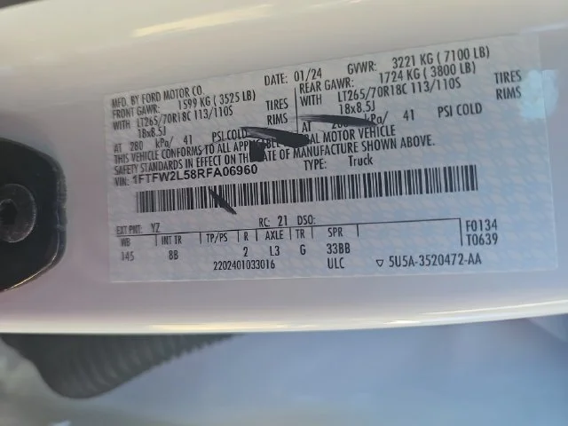 Used 2024 White Ford STX image 33