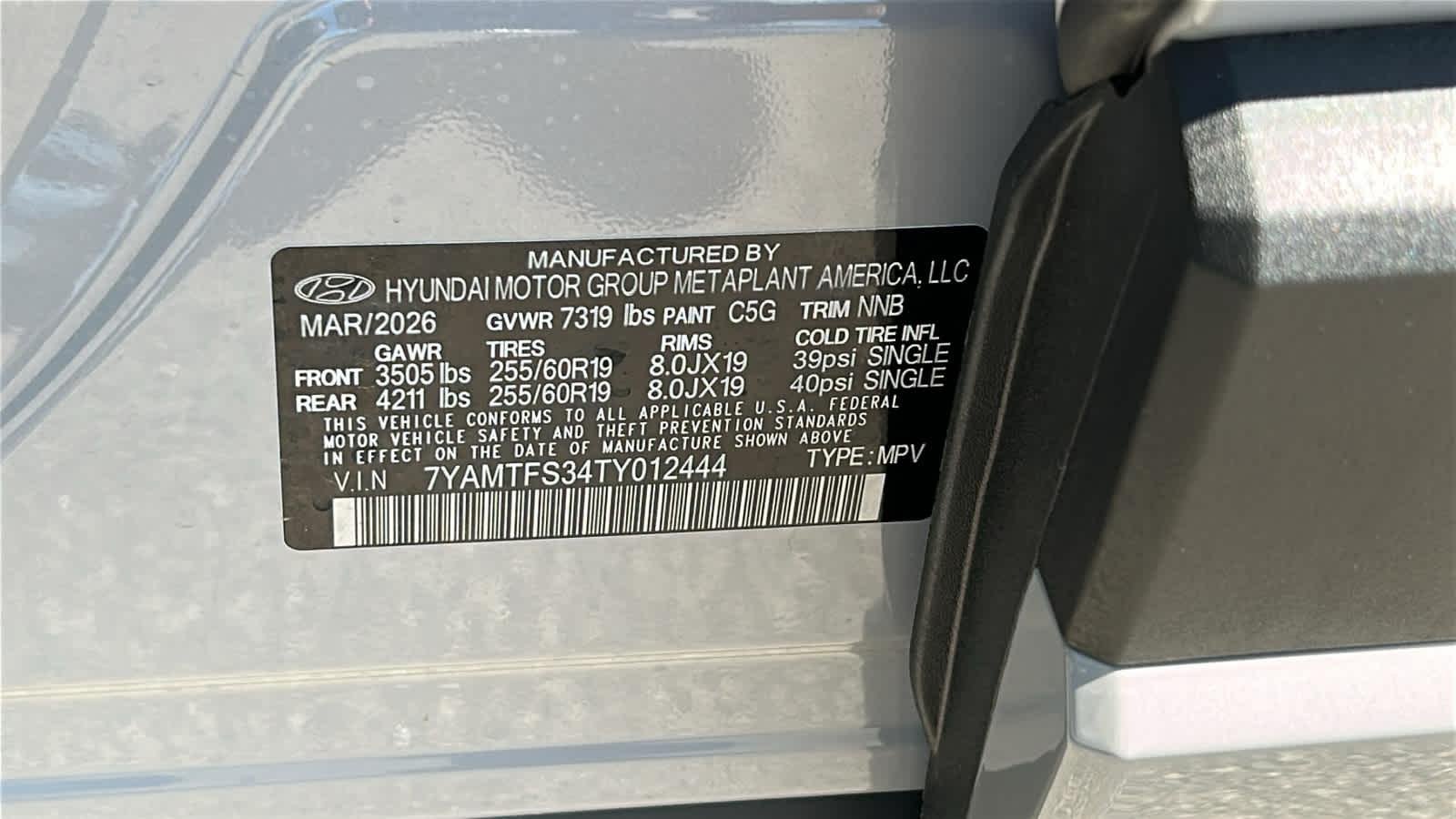 New 2026 Cyber Gray Hyundai SE image 62