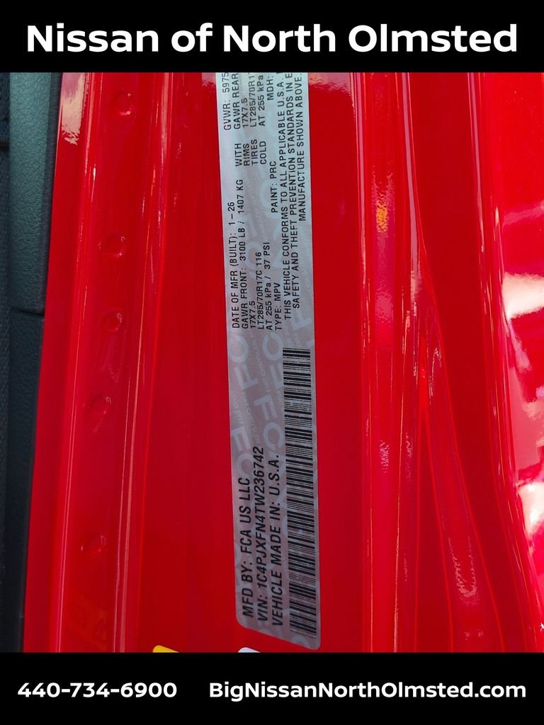 Used 2026 Red Clearcoat Jeep Rubicon image 29