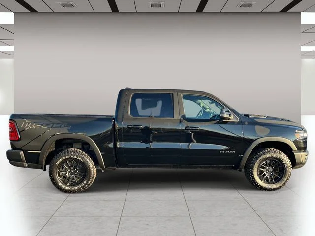 New 2026 Diamond Black Crystal Pearl-Coat Exterior Paint RAM Rebel image 2