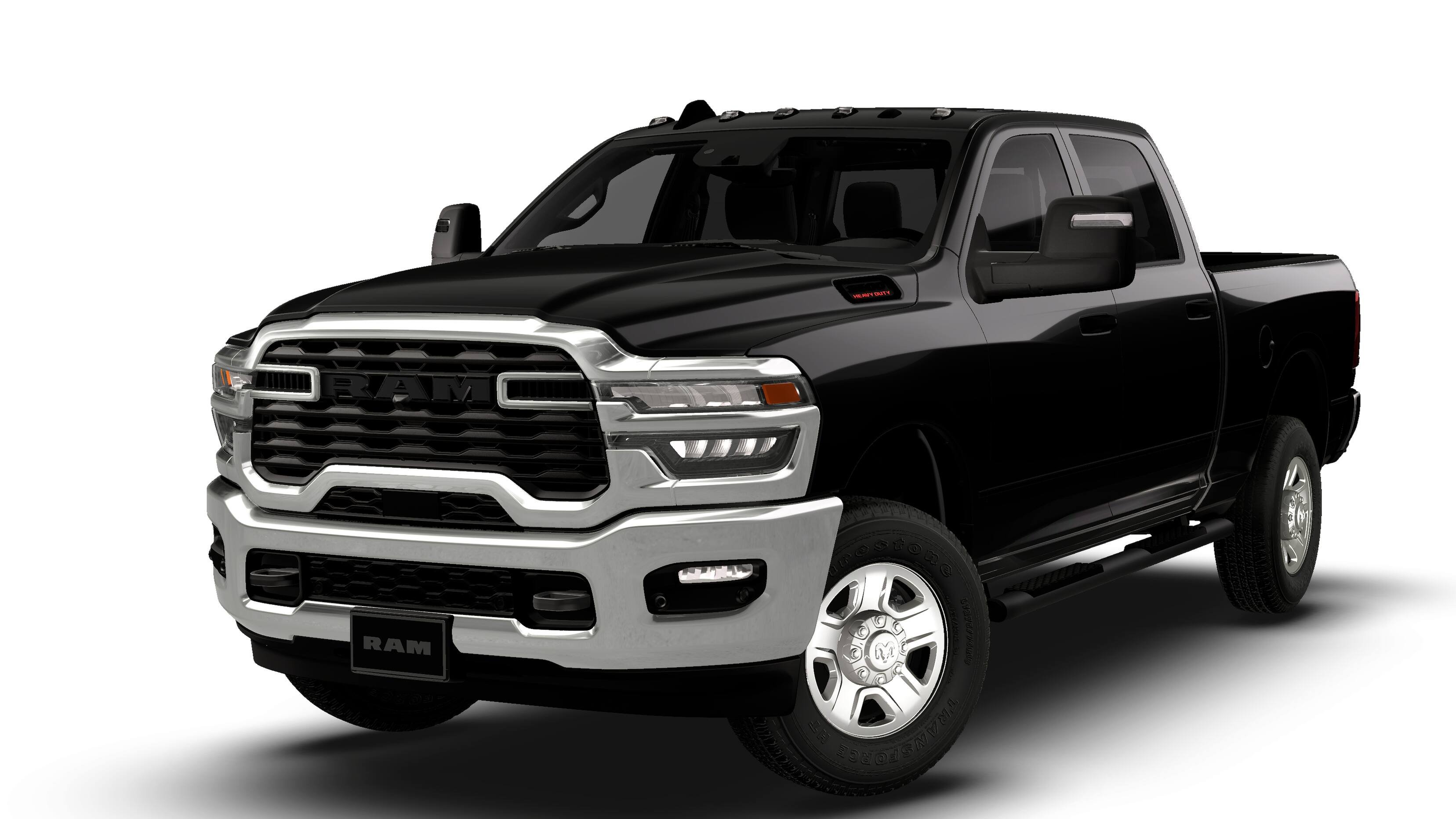 New 2026 Diamond Black Crystal Pearl-Coat Exterior Paint RAM Tradesman image 13