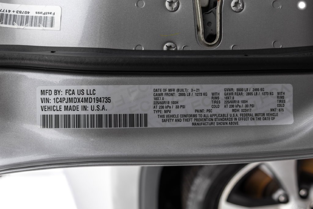 Used 2021 Silver Jeep Limited image 38