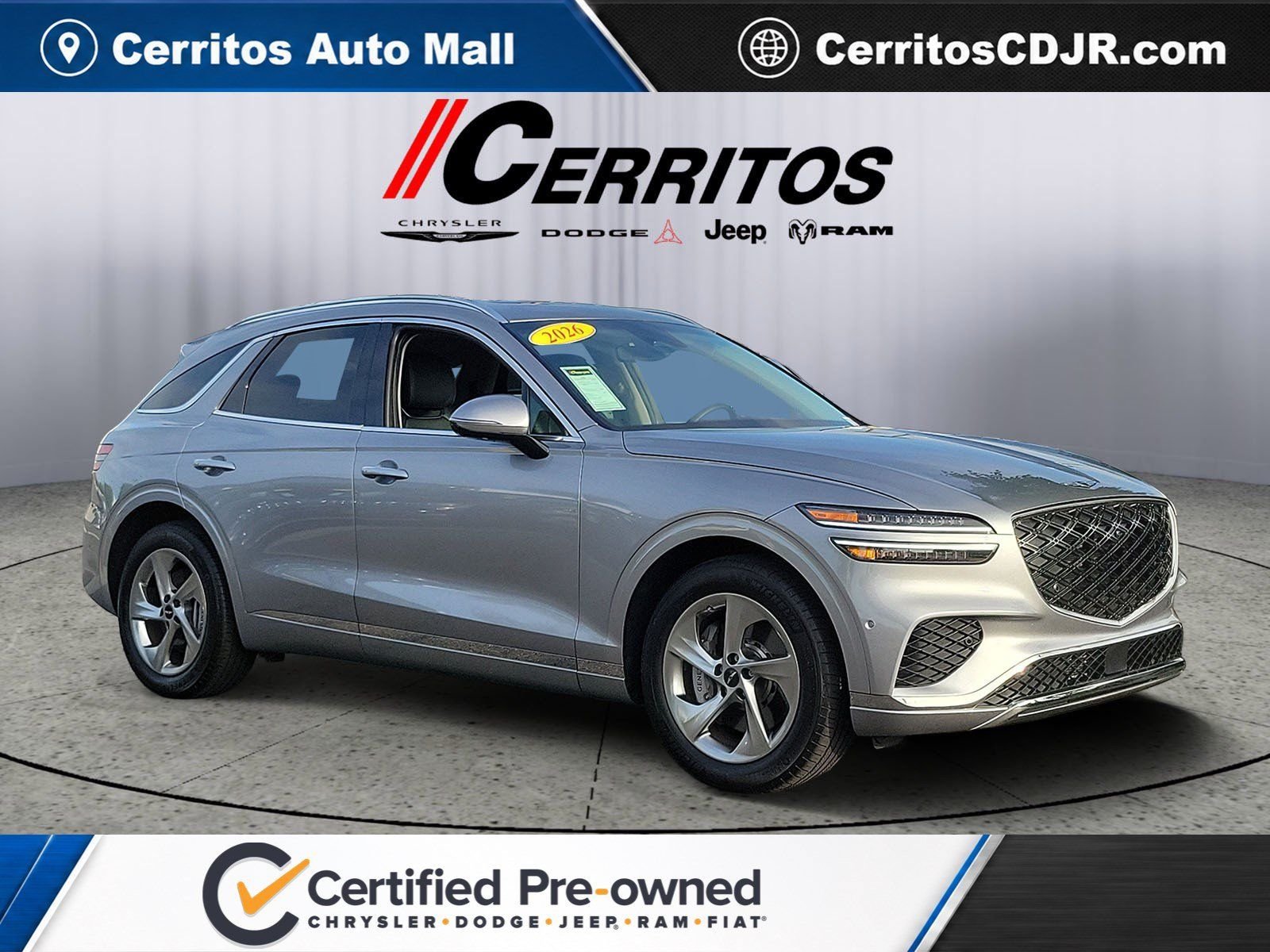 Certified Used 2026 Silver Genesis 2.5T Advanced image 1