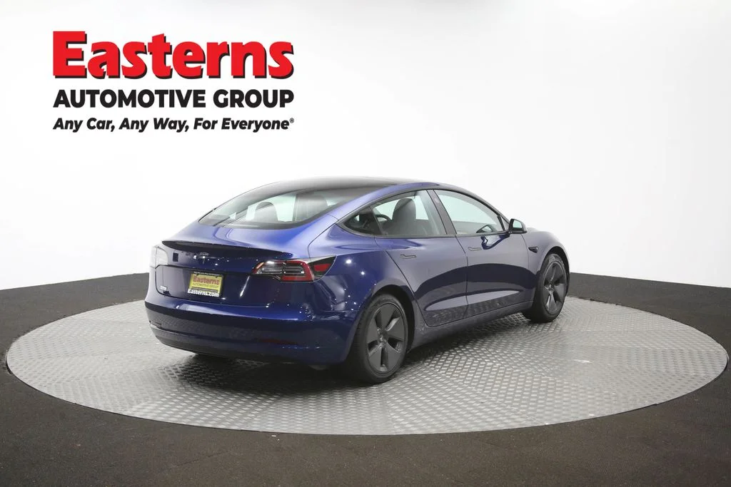 Used 2021 Blue Tesla Standard Range Plus image 35
