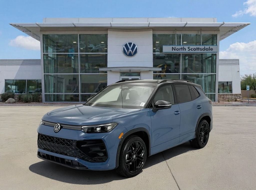 New 2026 Monterey Blue W/Deep Black Roof Volkswagen SE R-Line Black image 1