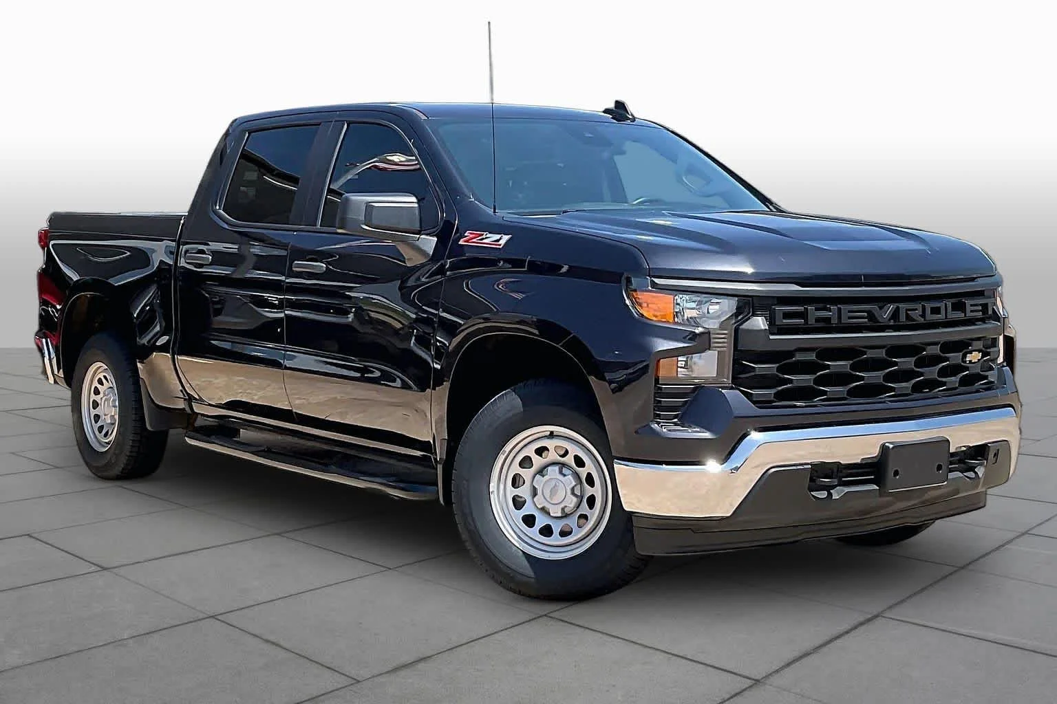Used 2024 Dark Ash Metallic Chevrolet Work Truck image 3