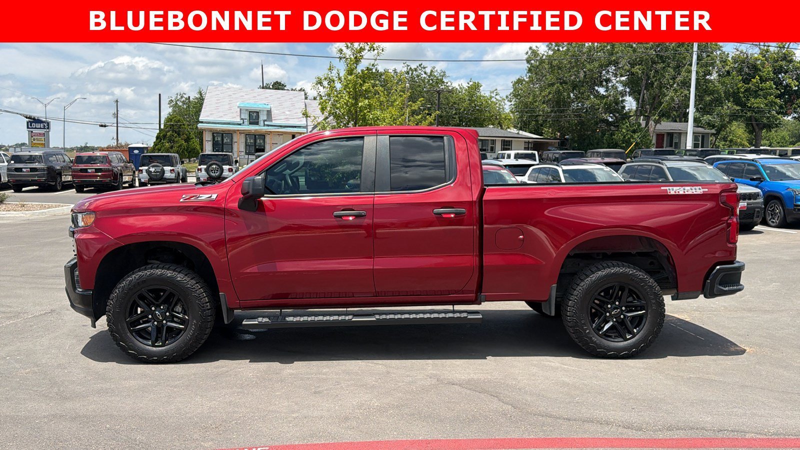Certified Used 2019 Cajun Red Tintcoat Chevrolet Custom Trail Boss image 8