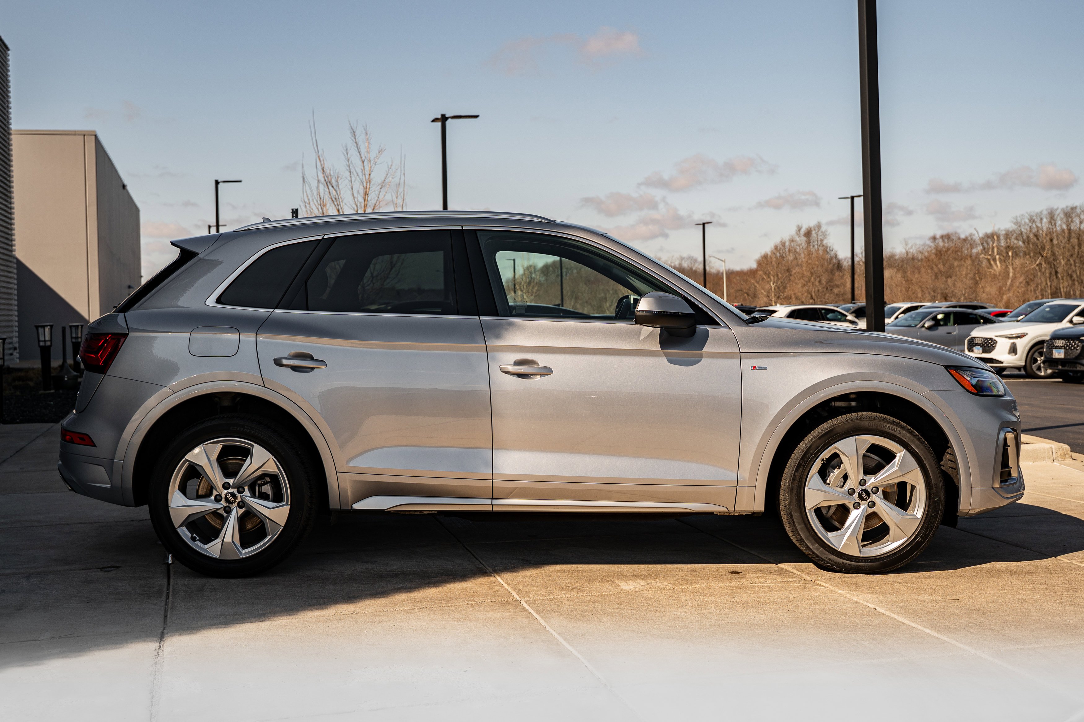 Certified Used 2023 Florett Silver Metallic Audi S line Premium Plus image 3