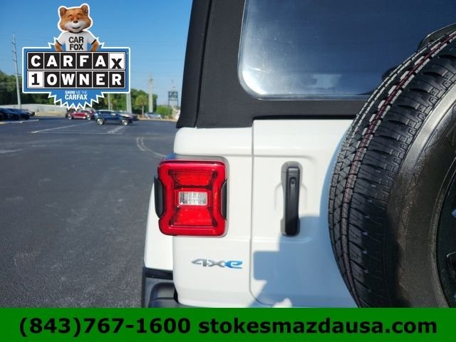 Used 2023 White Jeep Sahara 4xe image 26
