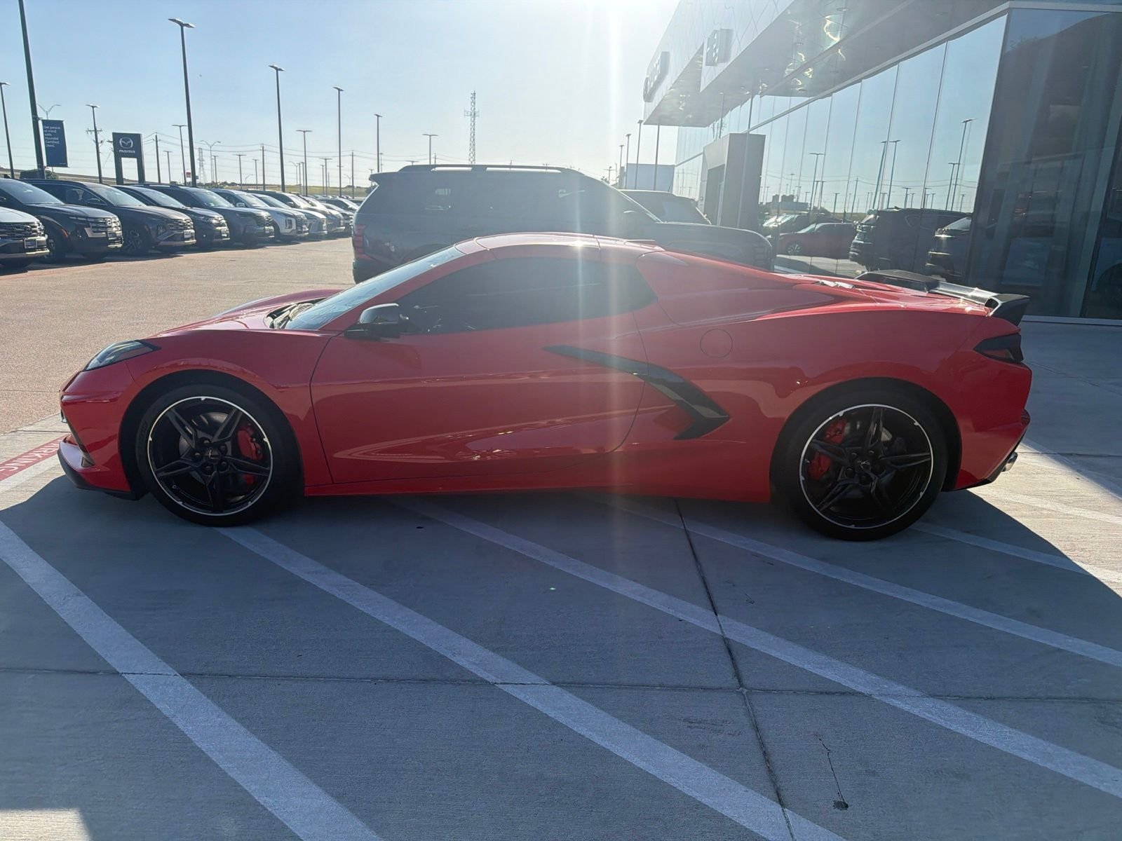 Used 2021 Torch Red Chevrolet Stingray image 7