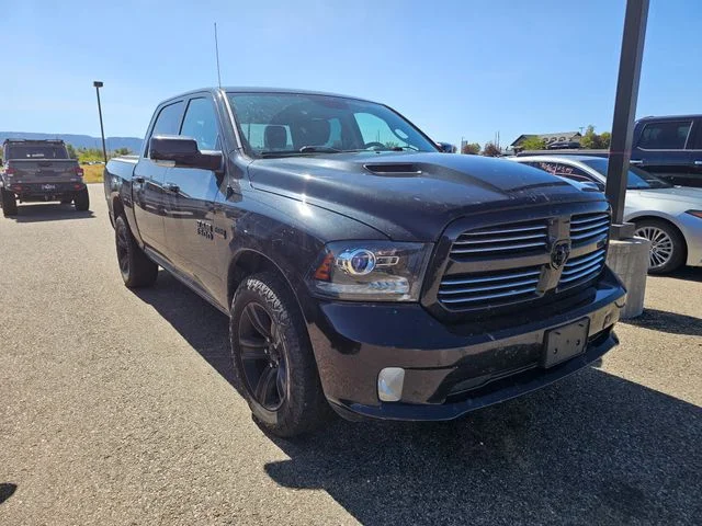 Used 2016 Brilliant Black Crystal Pearlcoat Ram Sport image 3