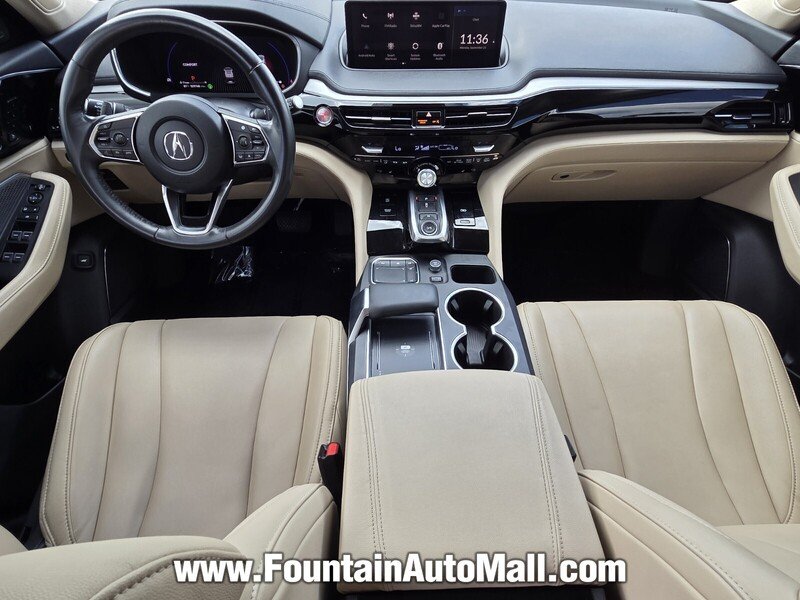 Certified Used 2024 Platinum White Pearl Acura MDX image 11