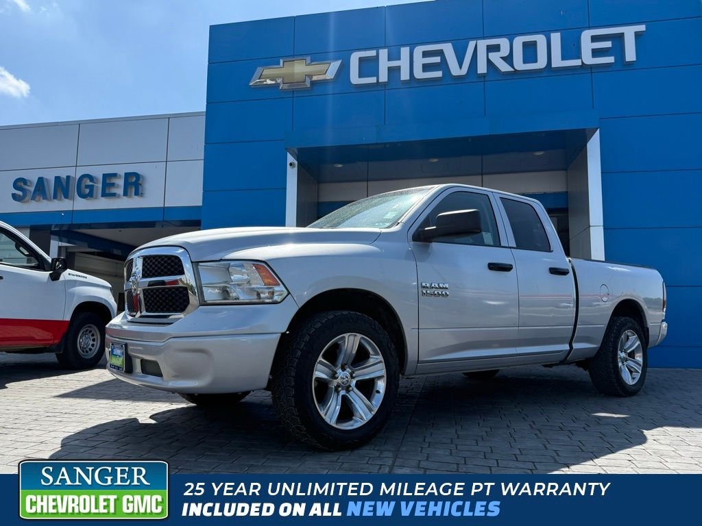 Silver 2013 RAM 1500 Tradesman Quad Cab RWD Pickup Truck 4X2