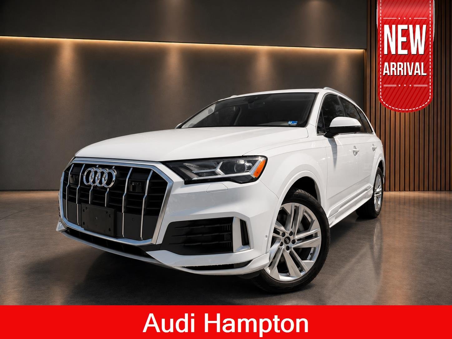 Used 2023 Glacier White Metallic Audi Premium Plus image 1