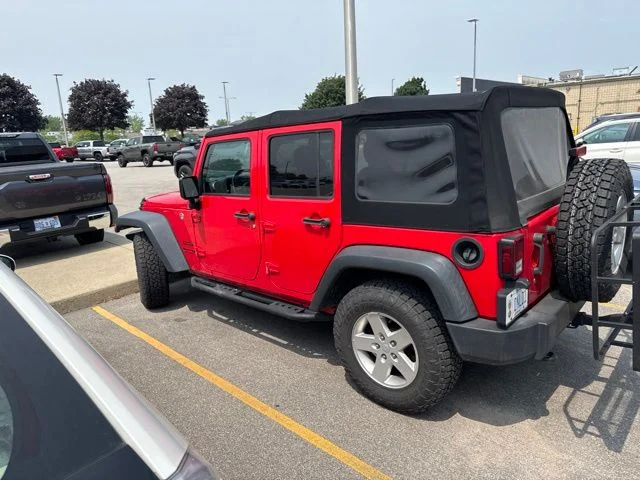 Used 2018 Red Jeep Unlimited Sport image 7