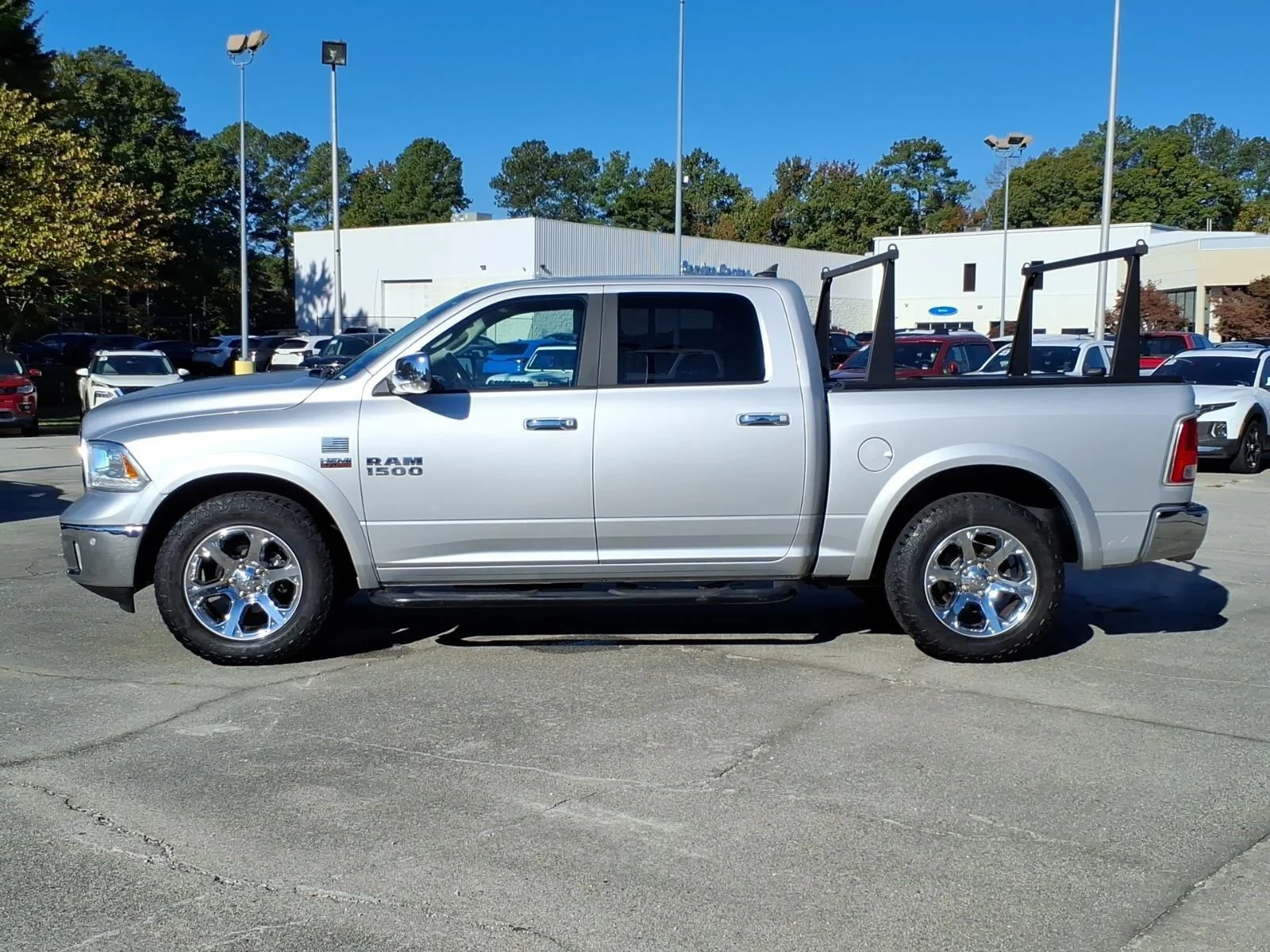 Used 2017 Bright Silver Metallic Clearcoat Ram Laramie image 3