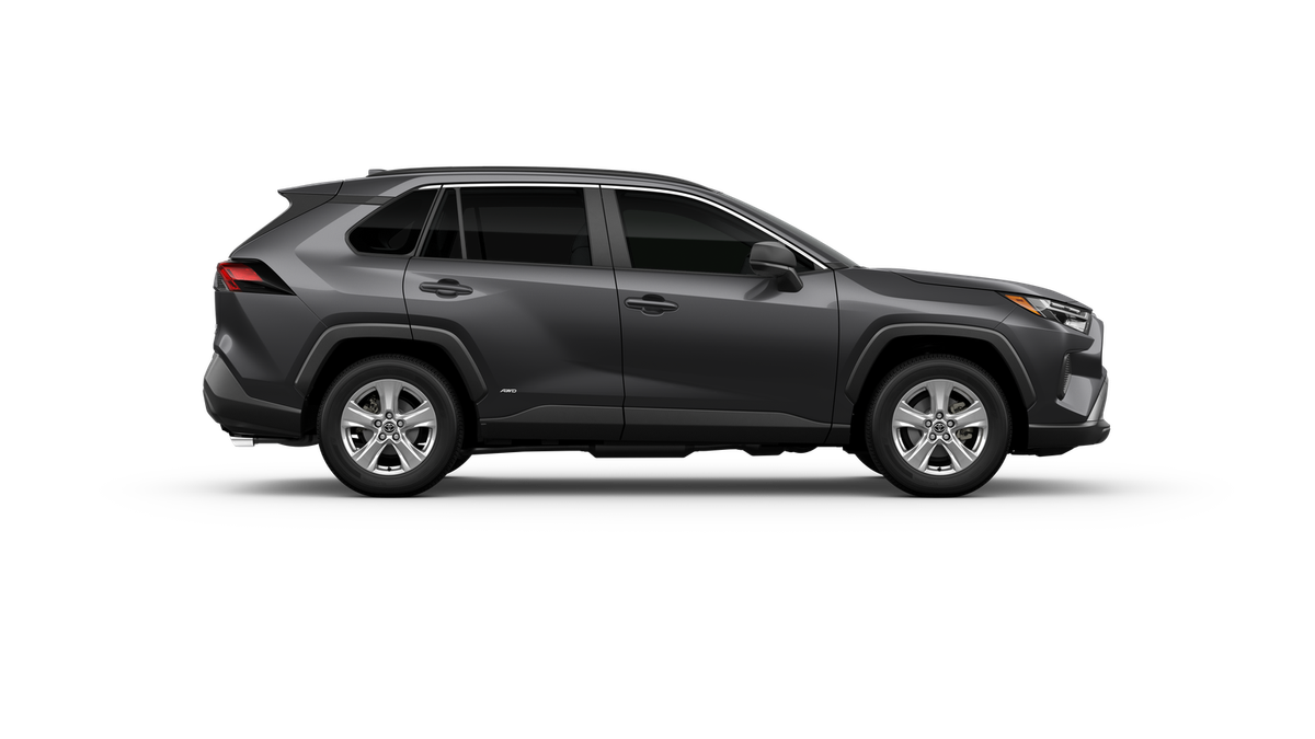 New 2025 Magnetic Gray Metallic Toyota Hybrid LE image 12