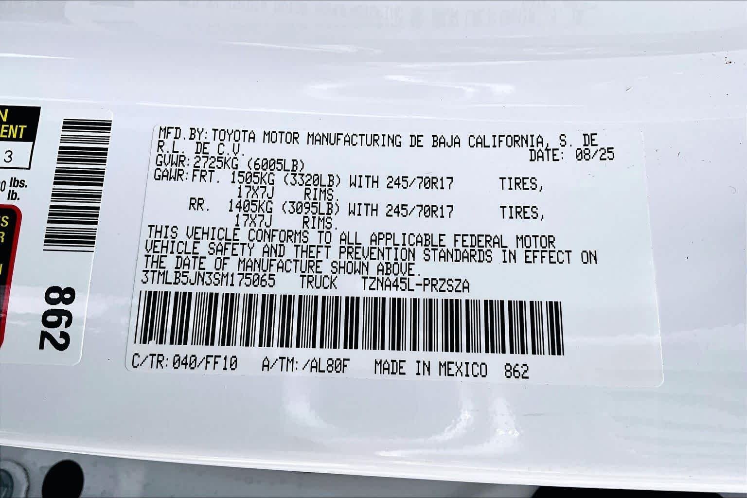 Certified Used 2025 Ice Cap Toyota SR5 image 31