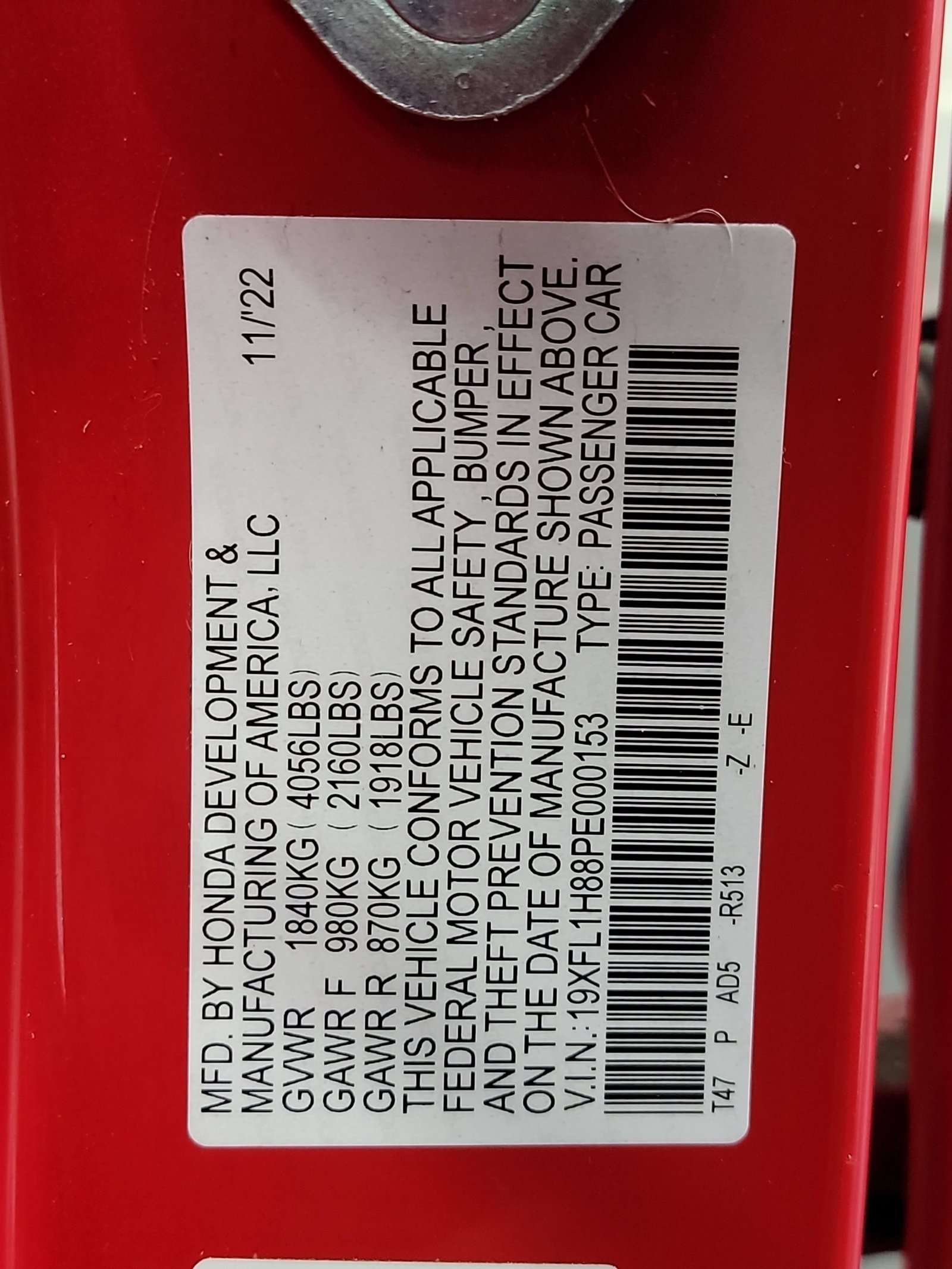 Certified Used 2023 Rallye Red Honda SP TRG image 63