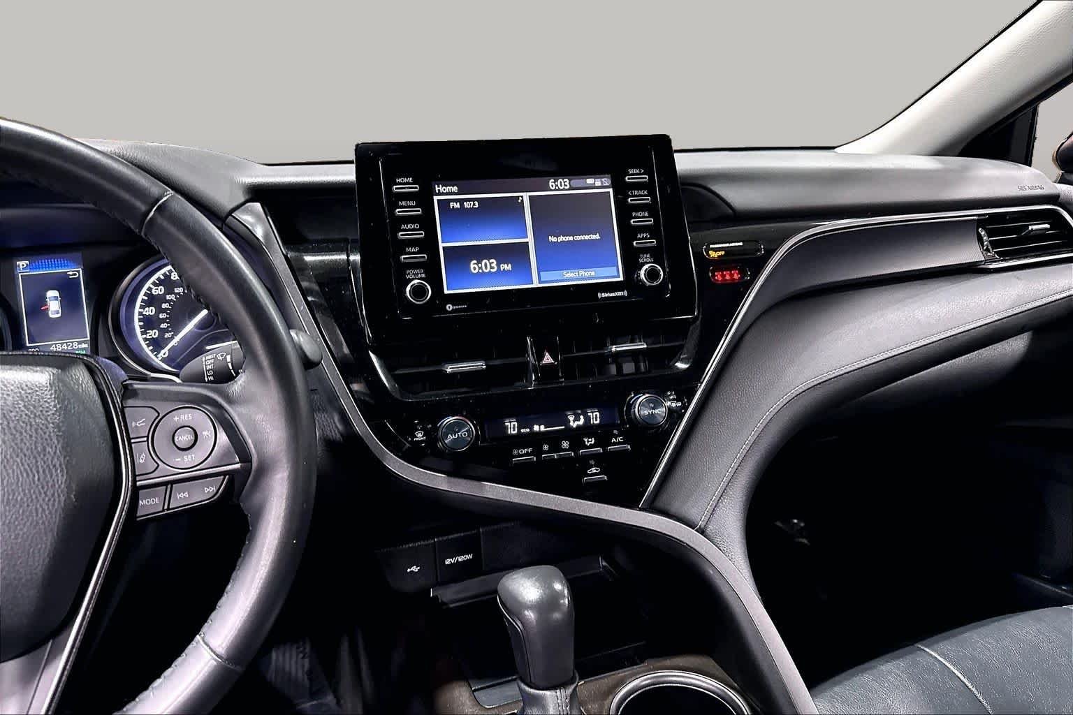 Used 2024 Midnight Black Metallic Toyota Hybrid SE Nightshade image 7