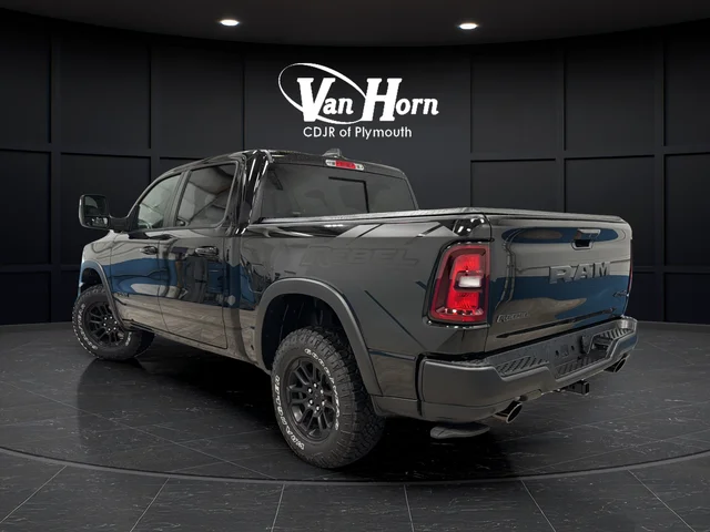 New 2026 Diamond Black Crystal Pearl-Coat Exterior Paint RAM Rebel image 5