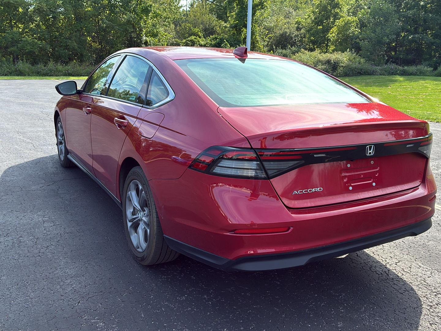 Used 2023 Radiant Red Metallic Honda EX image 23