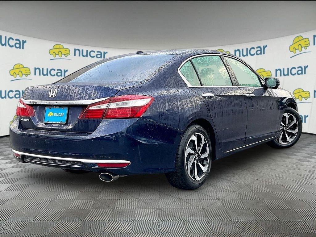 Used 2017 Obsidian Blue Pearl Honda EX image 6