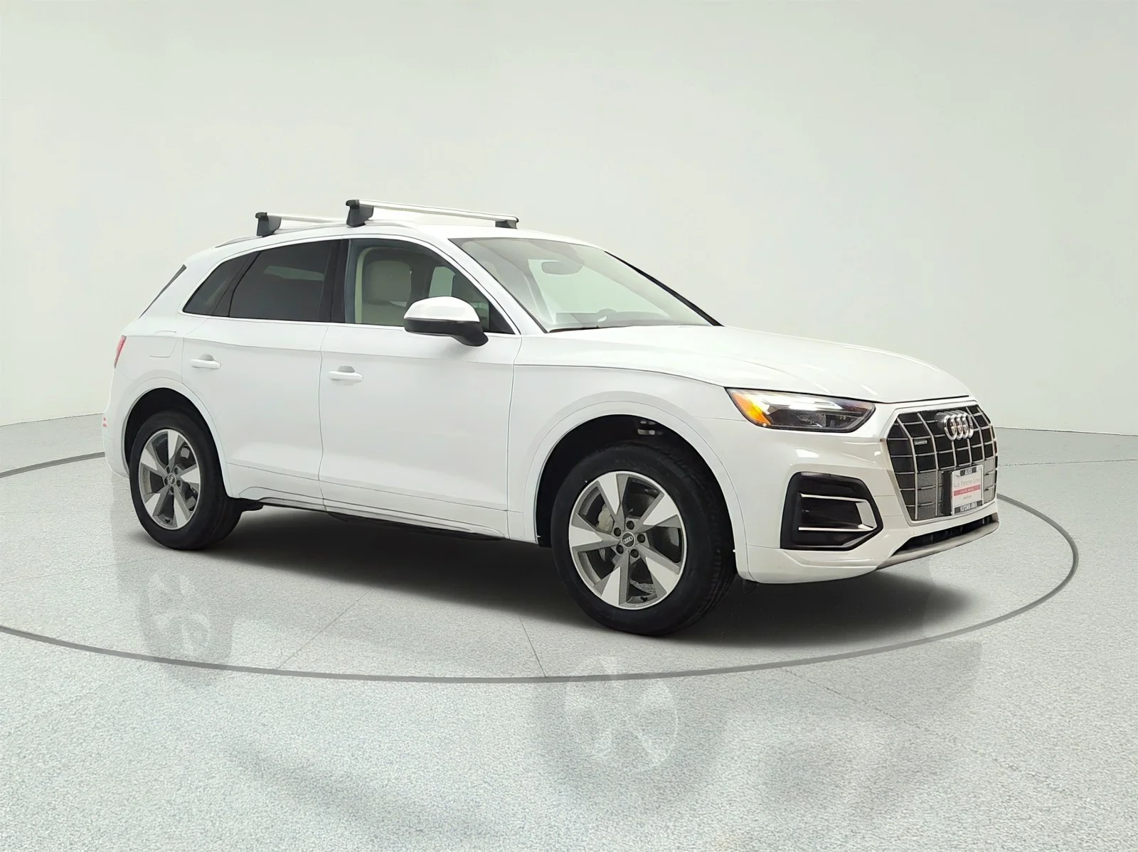 Used 2023 Glacier White Metallic Audi Premium image 3