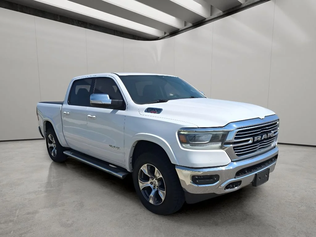 Used 2020 Bright White Clearcoat Ram Laramie image 7