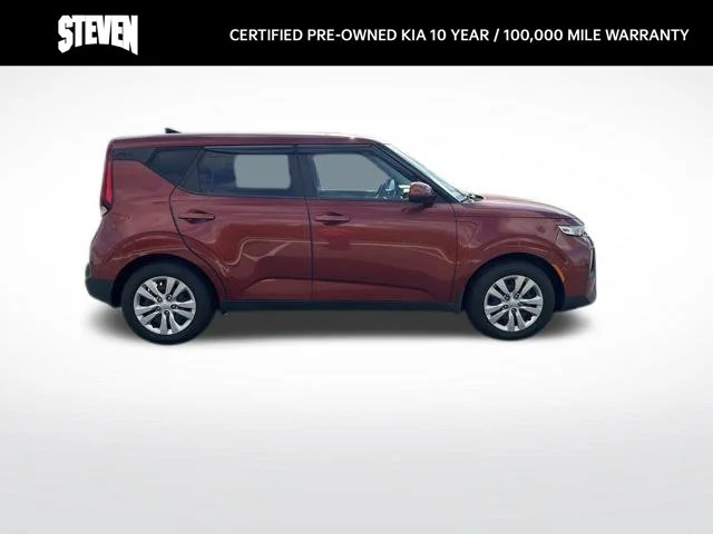 Used 2021 Orange Kia LX image 3