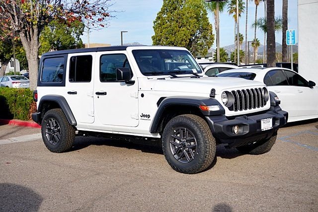 New 2026 Bright White Clear-Coat Exterior Paint Jeep Sport S image 6