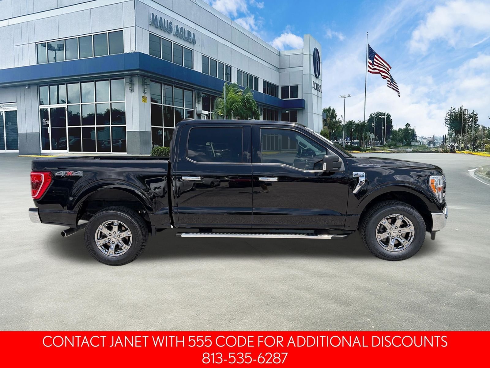 Used 2023 Black Ford XLT image 3